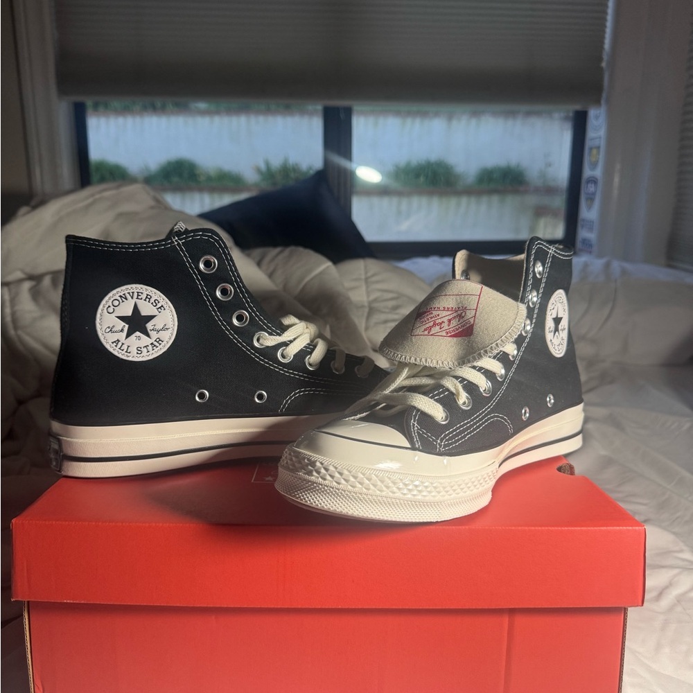 Converse Chuck Taylor Black Canvas Sneakers